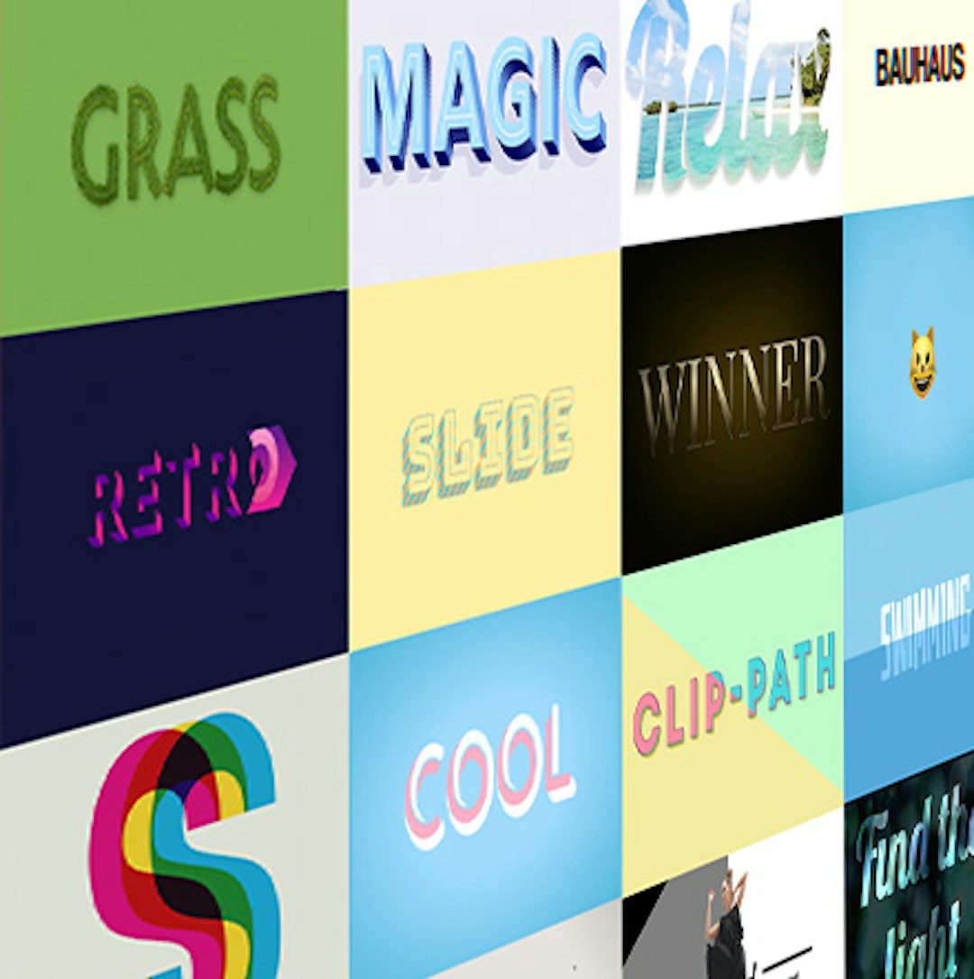 Examples of CSS Text Effects